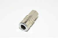 TEMA 1300-QC naaraspikaliitin jossa G1/4" naaraskierteet, TEMA:n liitinprofiili