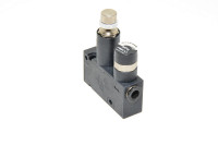 Pisco RVUM6-6 small pneumatic regulator with a pressure gauge
