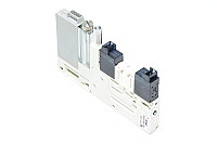 SMC ZQ1101U-K1Y5LO-D52CN alipaine-ejektori 1mm suuttimella, 24VDC solenoidiventtiilitoimisella imulla ja puhalluksella, digitaalisella ZSE1S alipainekytkimellä jossa 2x syöttävää transistorilähtöä 24VDC