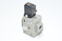 SMC EAV3000-F03-5YOB soft start-up valve with locking manual override, G3/8", 24VDC