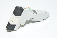 SMC VQ1401-5-Q 5/3 +24VDC soleidiventtiiliasema kumitiivisteellä jossa 3 asentoa (poisto keskiasennossa) VQ1000 sarjan magneettiventtiiliryhmään