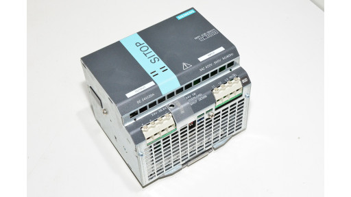 24-28,8VDC 20A 480W output, 400-500VAC 3~ 1,3A input Siemens Sitop Modular  1P 6EP1436-3BA00 DIN-rail mounted switching mode power supply, terminal