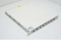 8x 12VDC 4,3A output, 100-240VAC 4-2A input Bluelec TB0545 Multi output PSU, 19" 1U rack mount, 16x protected outputs