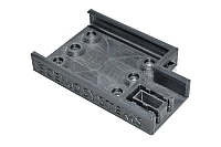 3D printed wall mounted holder for Nokia 6 phone, black PLA