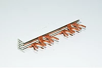 Geneerinen 3-vaihe rinnankytkentäkisko 2x3pin 53mm jako
