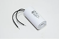Miflex MKSP-5P I150V614K-G1 14µF/500VAC 35x65mm motor run capacitor with 100mm leads *new*