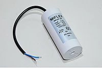 Miflex MKSP-5P I150V660K-C1 60µF/500VAC 50x119mm motor run capacitor with 250mm leads *new*