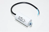 Miflex MKSP-5P I15KV580K-D 8µF/500VAC 34,6x76mm motor run capacitor with 250mm leads *new*