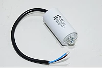 Miflex MKSP-5P I15KV610K-D 10µF/500VAC 35x65mm moottorin käyntikondensaattori M8 kiinnityksellä ja 250mm johdoilla *uusi*