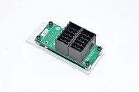 PMJ 3779-0 E90661/19001780 I/O board with 2x 12pin AMP D-3500 connectors and place for 9pin D connector, model 3
