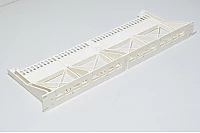 R&M 19" 1U räkkiasennettava kytkentäpaneeli 16x 16,75x14,45mm reijällä, PC 10%GF