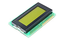 16x4 87x60x13mm 5VDC vihreä/musta Solomon LM1110SYL alfanumeerinen pistematriisi LCD näyttö moduuli *uusi*