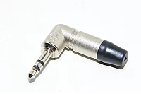 3,5mm 90° angle type stereo plug Neutrik NTP3RC silver with metal housing for max 4,5mm cable *new*