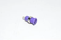 4mm violetti paneeliasennettava eristetty turvabanaanipistoke Staübli SLB4-F/N-X 49.7044-26, M12x0.75mm, 1000V, 24A, CAT III *uusi*