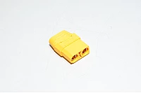 Amass XT90-F3 keltainen 2pin naaras virtaliitin kuorella, 500VDC, 40/90A *uusi*