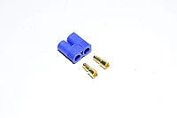 EC3-M blue 2pin male power connector, 500VDC, 25/50A *new*