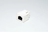 CAT5e LAN inline coupler white RJ45 - RJ45 panel mount model *new*