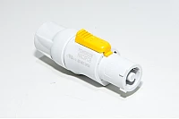 3pin 20A 250VAC female B-type gray Neutrik NAC3FCB powerCON twistable and locking power output connector for 6-15mm cable *new*
