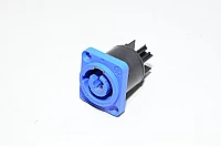 3pin 20A 250VAC male A-type blue Neutrik NAC3MPA-1 powerCON panel mounted power input connector *new*