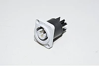 3pin 20A 250VAC male B-type gray Neutrik NAC3MPB-1 powerCON panel mounted power output connector *new*