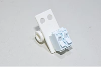 Plastic white lamp hanger with 2x spring loaded termina block for 1.5mm² wires *new*