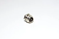Renhotec GX12B3P panel mount 3pin metal rear mount male connector *new*