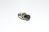 Renhotec GX16A4S straight cable mount 4pin metal female connector *new*