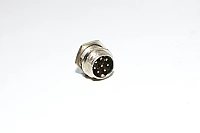Renhotec GX16B8P paneeliasennettava 8pin metallinen takaa asennettava urosliitin *uusi*