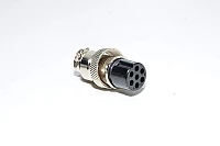Renhotec GX20A7S straight cable mount 7pin metal female connector *new*