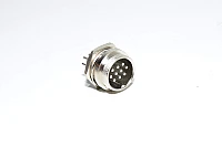 Renhotec GX20B10P panel mount 10pin metal rear mount male connector *new*
