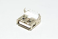 USB naarasliitin tyyppi A 90°, piirilevyasennettava *uusi*