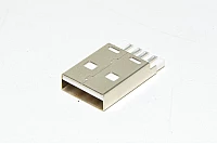 USB male connector type A, solder tabs *new*