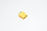 XT60-F keltainen 2pin naaras virtaliitin, 500VDC, 30/60A *uusi*