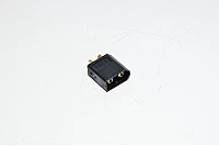 XT60-M musta 2pin uros virtaliitin, 500VDC, 30/60A *uusi*