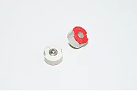 10A DII Ensto red ceramic screw in gauge ring for Diazed II fuse holder