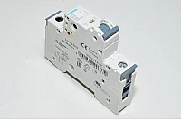 16A 1-phase C-type automatic fuse / circuit breaker Siemens 5SY61 C16 230VAC / 400VAC, gray lever