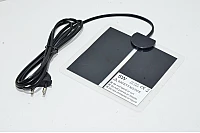 5W 10kΩ 230V 30-35°C lämpömatto 140x150mm, Europlugi CEE 7/16, 1.5m kaapeli *uusi*