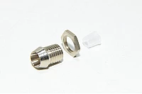 Conical metal LED bezel with M6x0,75 RH thread for 3mm LED *new*