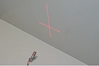 5mW 2,7-5VDC SYD1230 90° punainen ristilaserdiodi *uusi*