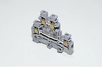 Entrelec M 4/6.D2 1SNA 115 271 R2200 4mm² 800V 32A gray double-level feed-through terminal block with screw connection