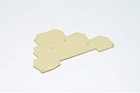 Weidmüller AP DLD 2.5 DB 1784210000 dark beige end plate for W-series terminal blocks