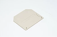 Weidmüller WAP 16/35 WTW 2.5-10 1050100000 dark beige end plate for W-series terminal blocks