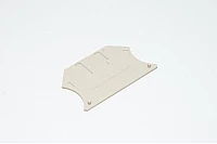 Weidmüller WAP 2.5/4/6/10 1050000000 dark beige end plate for W-series terminal blocks