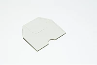 Wieland Electric Selos TW 2,5-4 07.311.1155.0 large gray end plate for WK-series terminal blocks