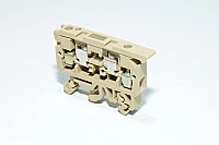 Conta-Clip STK 1 BG 2190.2 4mm² 500V 6.3A beige sulakeriviliitin ruuvikiinnityksellä 5x20mm ja 5x25mm putkisulakkeille