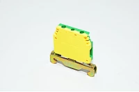 Cabur TE.4/O TO400 4mm² 800V yellow green grounding single-level feed-through terminal block with screw connection