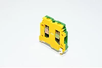 Entrelec M 6/8.P 5114 1SNA 165 114 R1700 6mm² 800V keltavihreä maadoittava yksikerrosläpimenoriviliitin ruuvikiinnityksellä