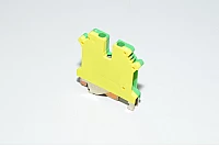 Phoenix Contact USLKG 5 0441504 6mm² 800V yellow green grounding single-level feed-through terminal block with screw connection