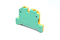 Weidmüller EK 6/35 0661260000 6mm² 800V keltavihreä SAK-sarjan maadoittava yksikerrosläpimenoriviliitin ruuvikiinnityksellä