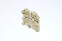 Conta-Clip RK 2.5 BG 1296.2 2.5mm² 800V 24A beige yksikerrosläpimenoriviliitin ruuvikiinnityksellä